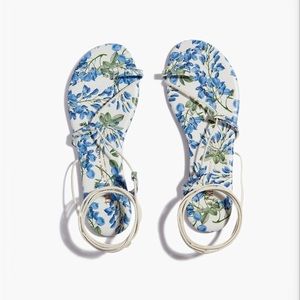 Tkees x Alice+Olivia Jo Lace-Up Sandals Size 8